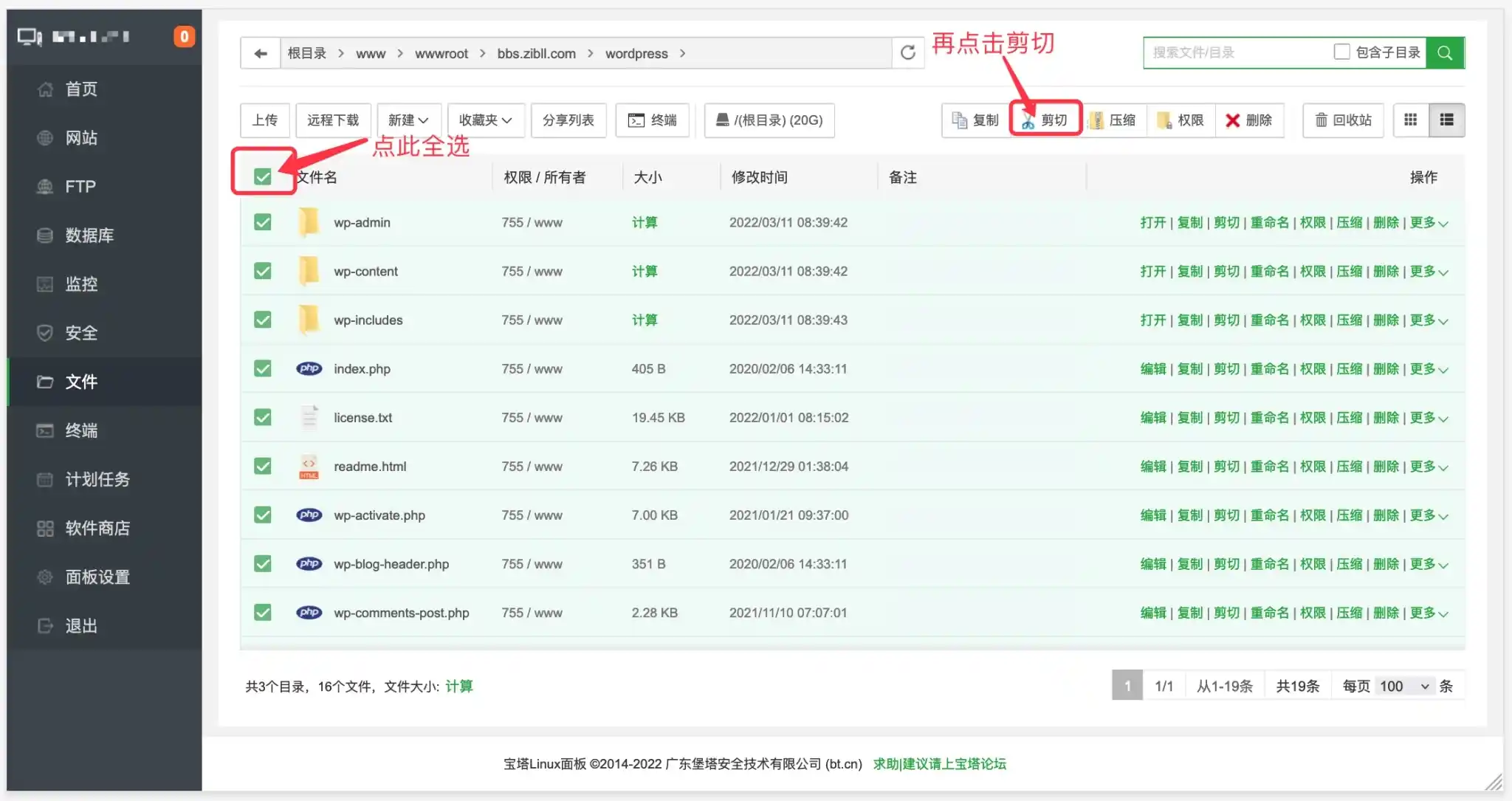 图片[11]-宝塔搭建WordPress完整且最简单的详细图文教程-白川技术站